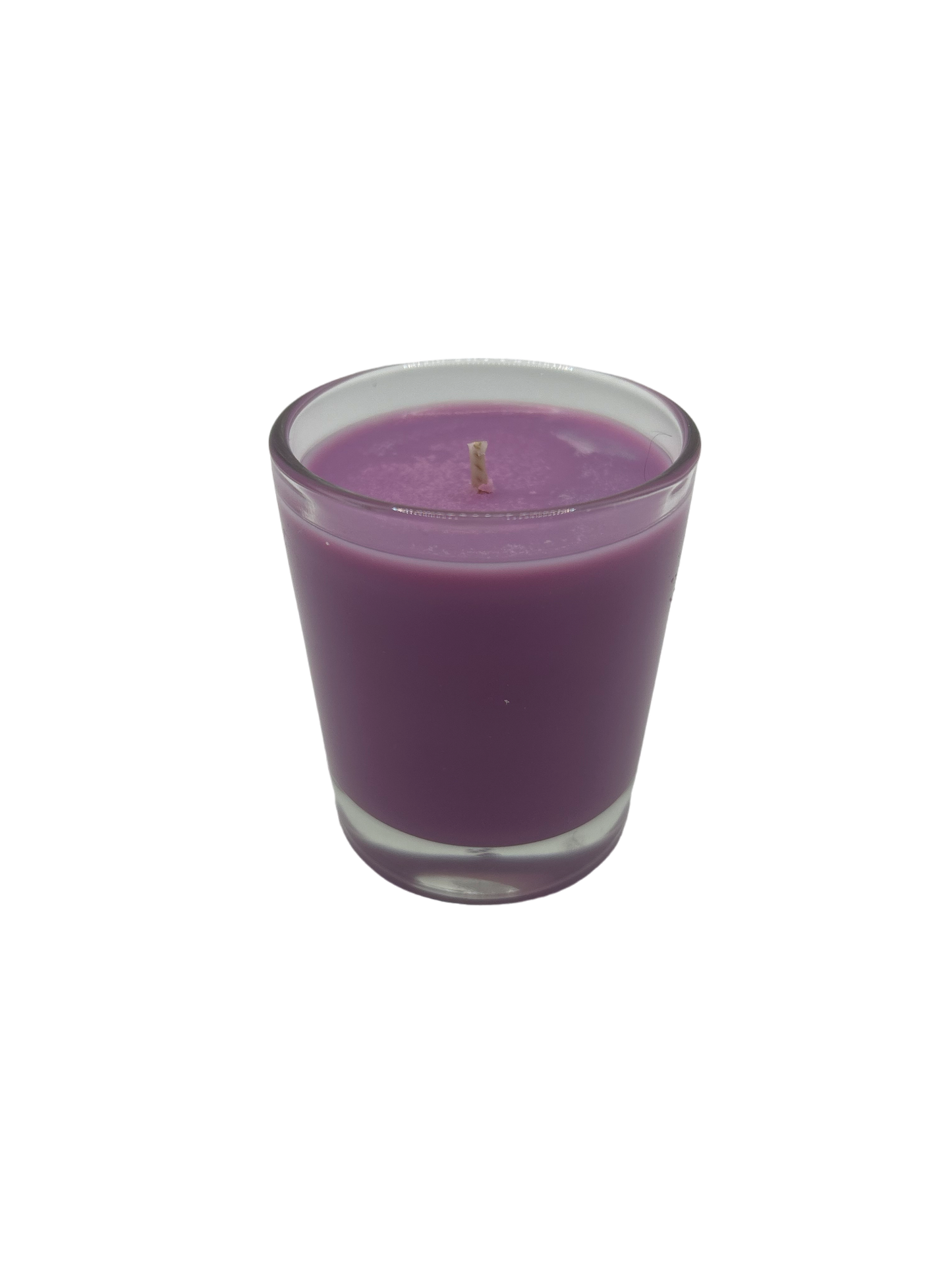 Bougie artisanale violette, "L'exotique", une édition limitée, parfumée à la fleur de cerisier- Format 2