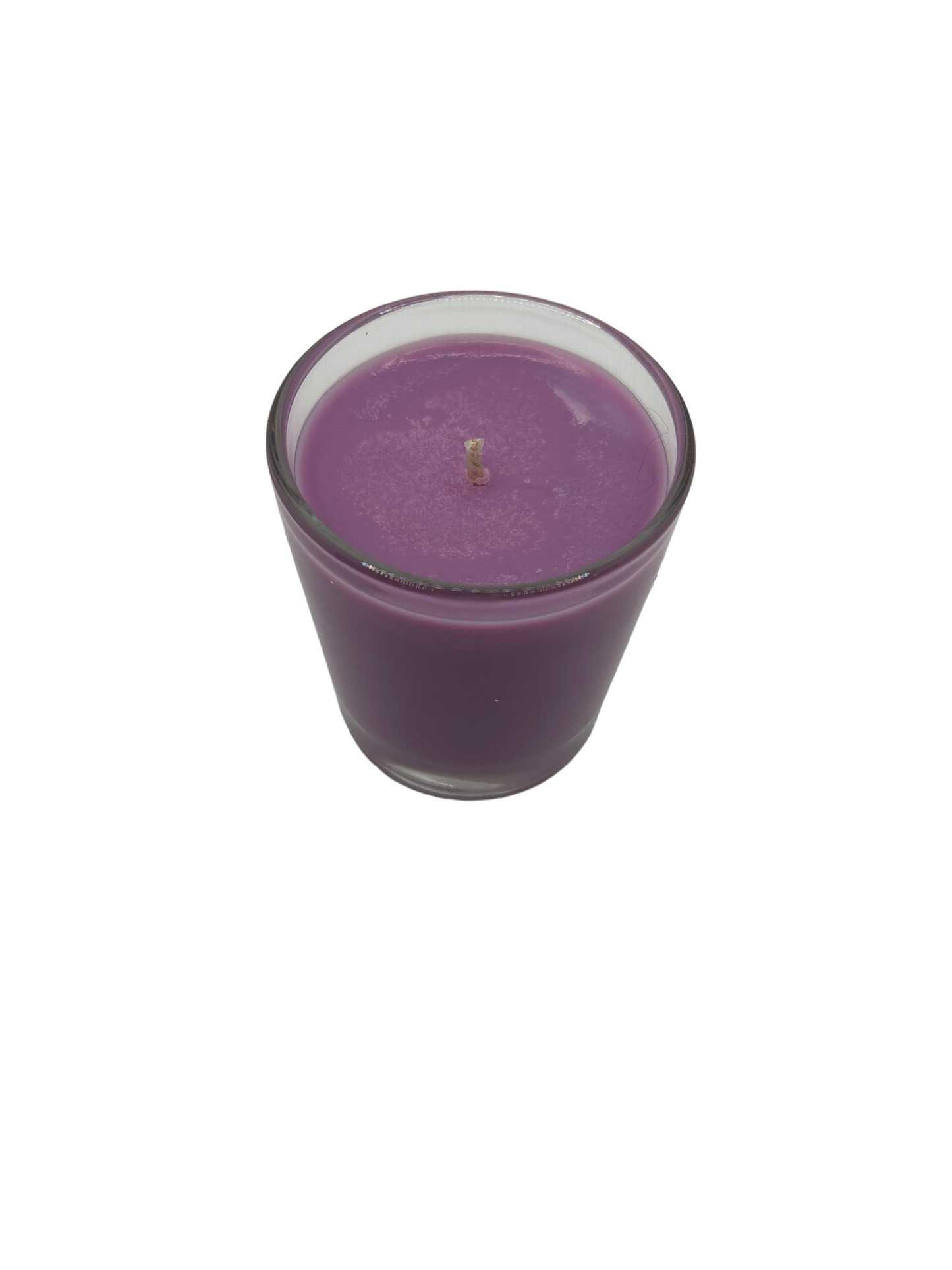 Bougie artisanale violette, "L'exotique", une édition limitée, parfumée à la fleur de cerisier- Format 2