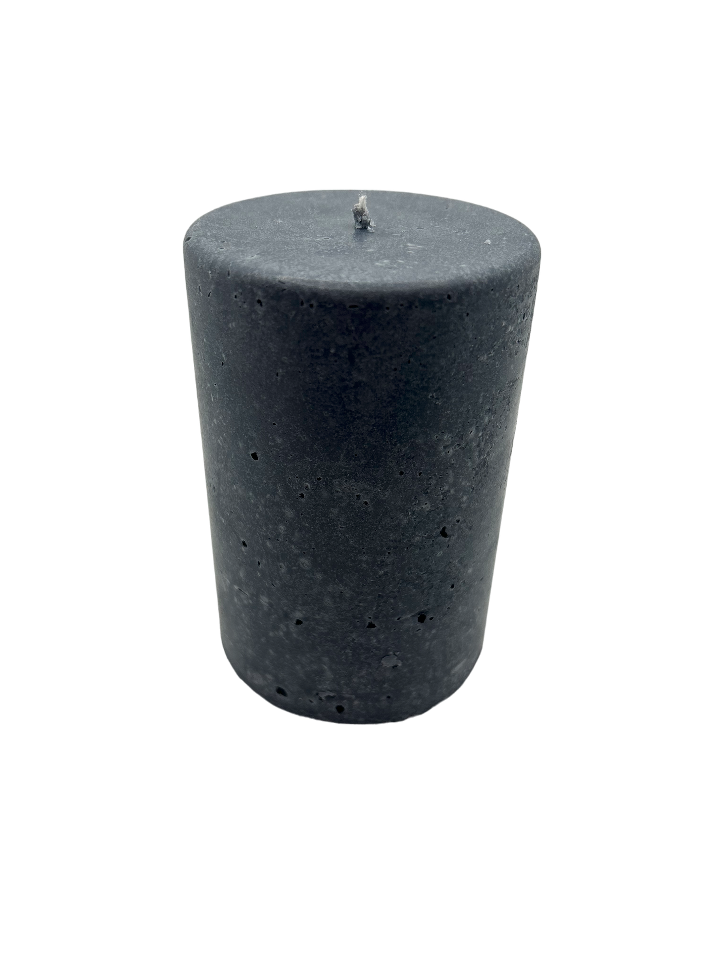 Bougie artisanale moulée "Dodola", anthracite parfumée à la Bergamote